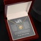 To My Beautiful Future Wife Necklace - A Thoughtful Gift for Your Fiancé | Unique Message Card Included"
