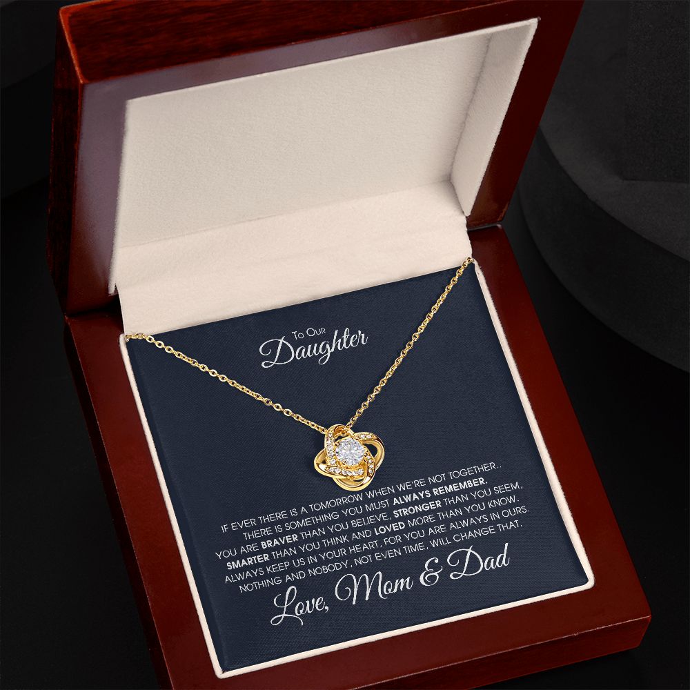 Gift For Daughter From Mom & Dad, Daughter Mother Necklace, Daughter Gift From Dad, To Our Daughter, Daughters Birthday, Grown Up Daughter JWSN-110723