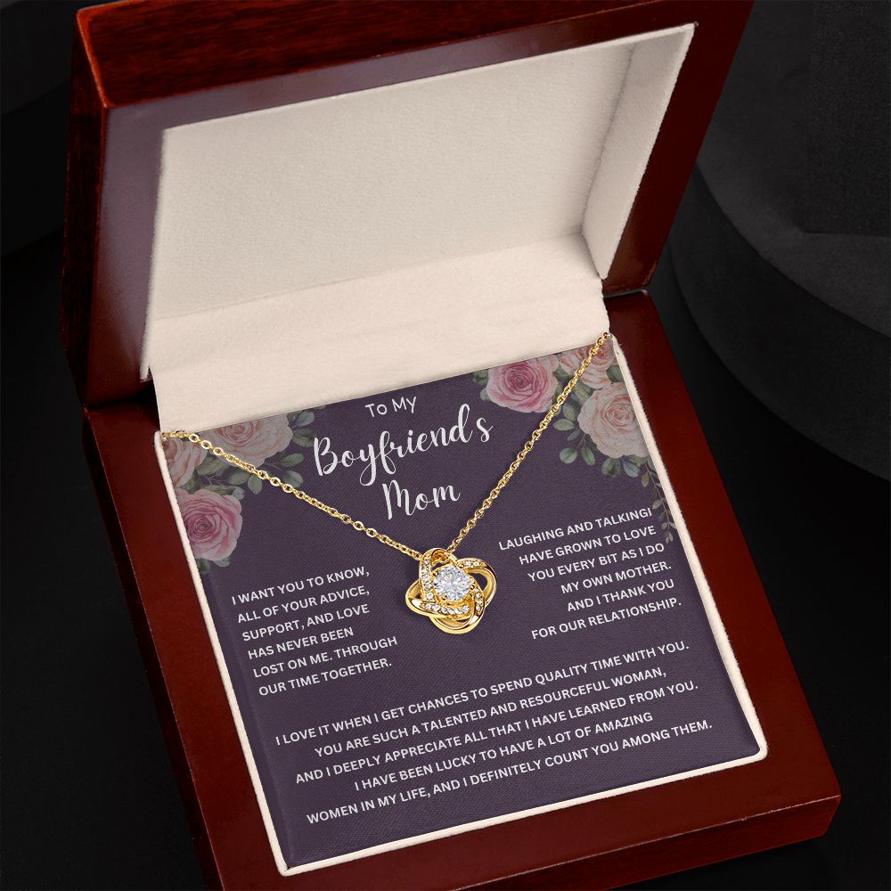 Boyfriend's Mom Necklace - A Gift of Love and Appreciation for a Special Woman -  A Gift of Protection and Love