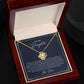 To My Beautiful Daughter Love Knot Necklace B0BLNCH24H