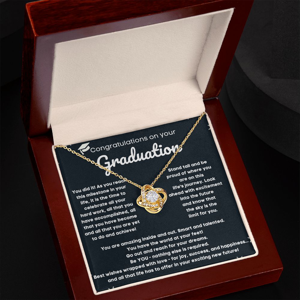 Personalized College Graduation Necklace for Her - Celebrate Her Achievements with a Thoughtful and Unique Graduation Gift Idea"