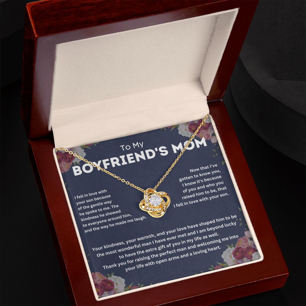 To My Boyfriend's Mom Necklace - Perfect Gift for Mother's Day or Any Occasion - Boyfriend Mom Gifts