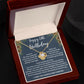 Girls' 13th Birthday Necklace with Custom Name and Message Card - Thoughtful Gift Idea
