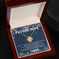 "Unique Future Wife Necklace - Thoughtful Fiancé Gift for Her | To My Beautiful Future Wife Message Card Included"