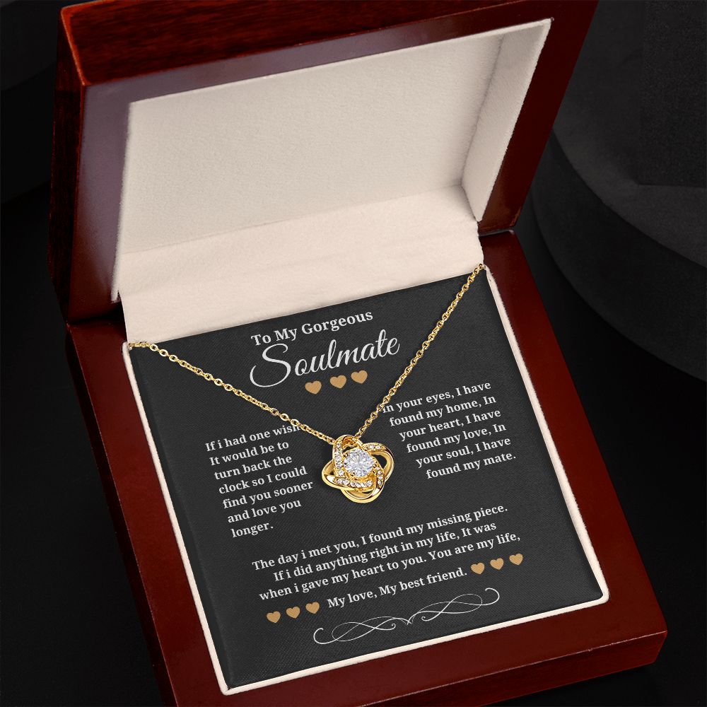 Soulmate Gifts for Her: Celebrate Your Connection with a Beautiful Necklace, Jewelry Gift Her, Love Necklace Gifts For Her, Soulmate Gift, Soulmate Jewelry SNJW23-270209