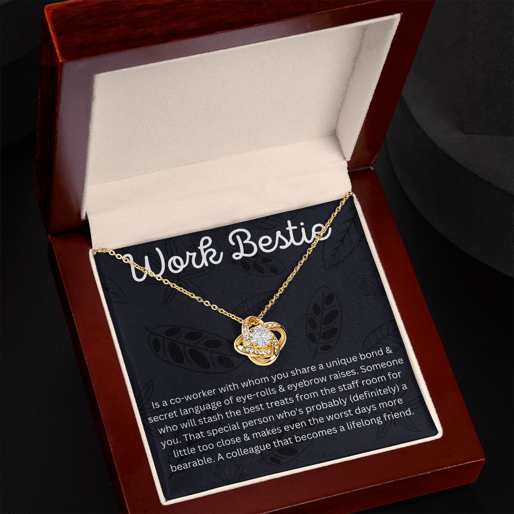 Elegant Coworker Leaving Gifts for Women - Timeless Necklace with Meaningful