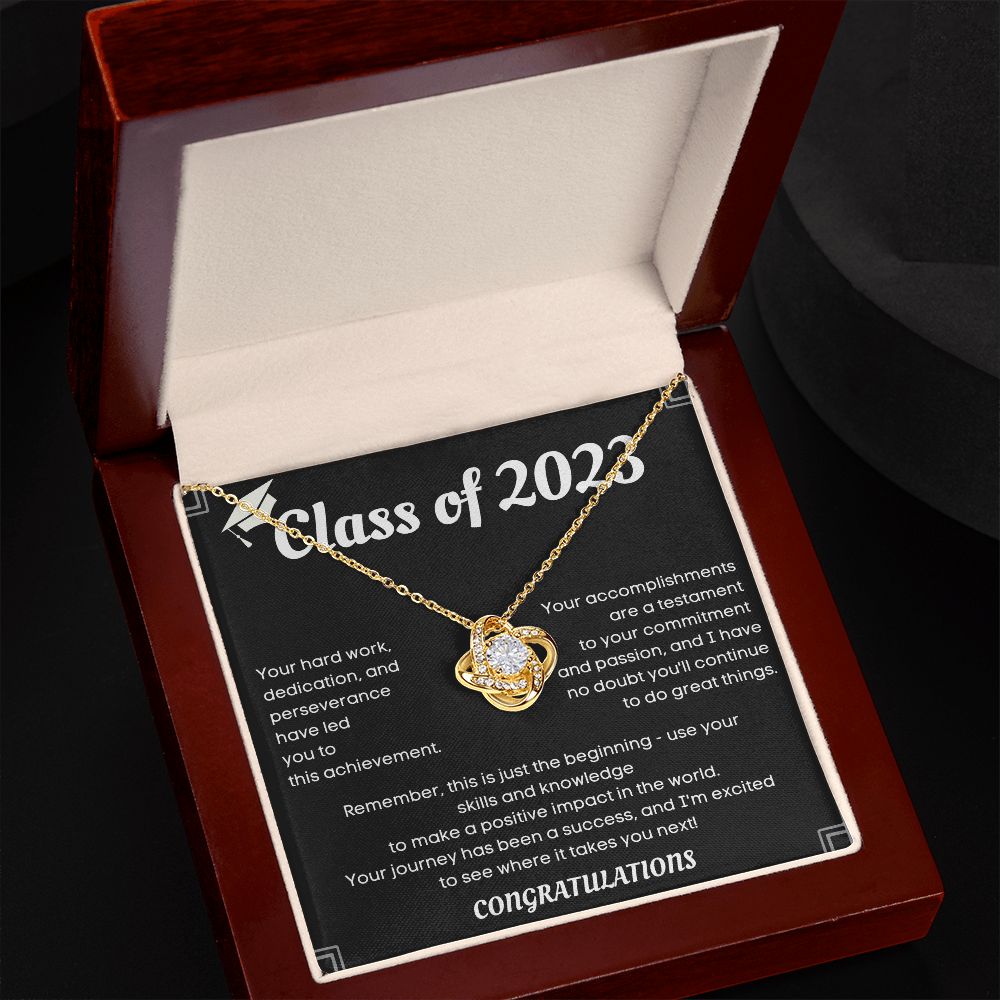 Class of [2023] Graduation Necklace - Personalized College Graduation Gift Idea for Her to Celebrate a Major Milestone