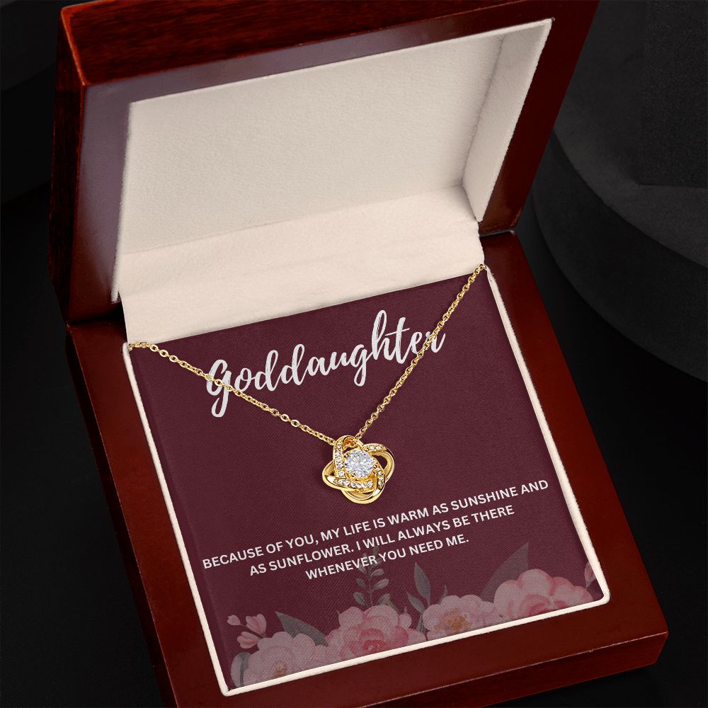 Meaningful Goddaughter Gift from Godmother - Necklace and Message Card to Celebrate Your Bond - Special Message Card and Elegant Necklace Combo to Show Your Love