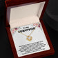 A Beautiful Reminder of Love and Support: Cancer Gifts for Women Necklace
