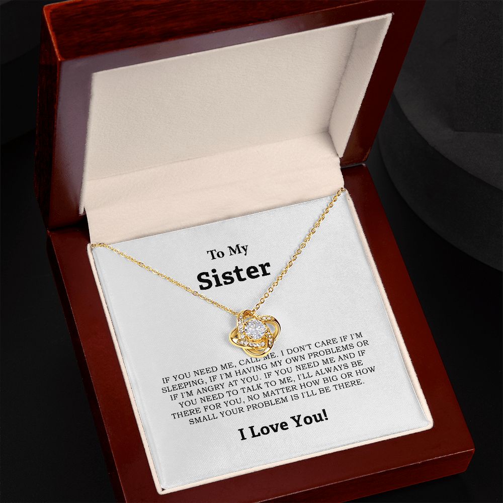To My Sister Necklace, Present For Sister, Gift Ideas For Sister 10121 ttstore-1012-01x5 B0BPN7HVQ6