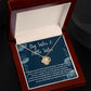 Sisters Necklace with Personalized Message Card - Meaningful Gift for Sister - A Heartfelt Gift to Brighten Your Loved One's Day
