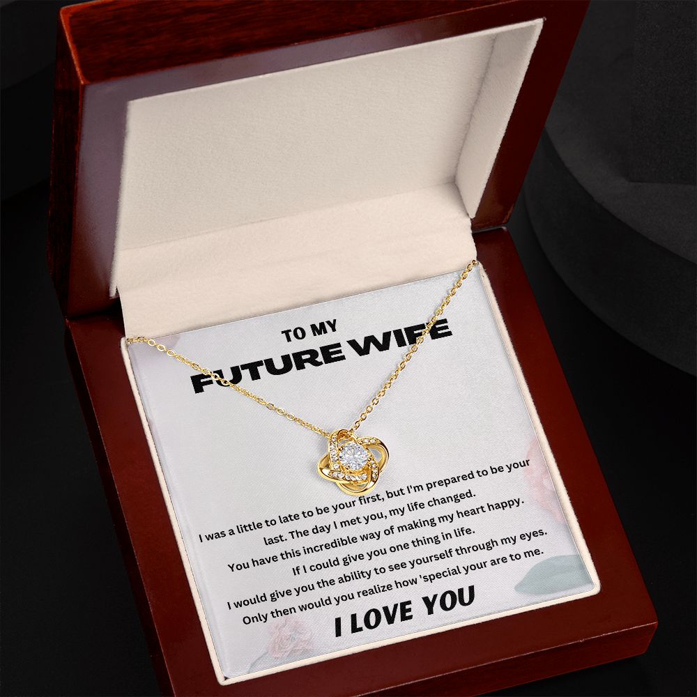 "My Forever Love" Wife Necklace - Romantic Gift for Valentine's Day, Anniversary, or Birthday - Elegant and Stylish Jewelry for Wife