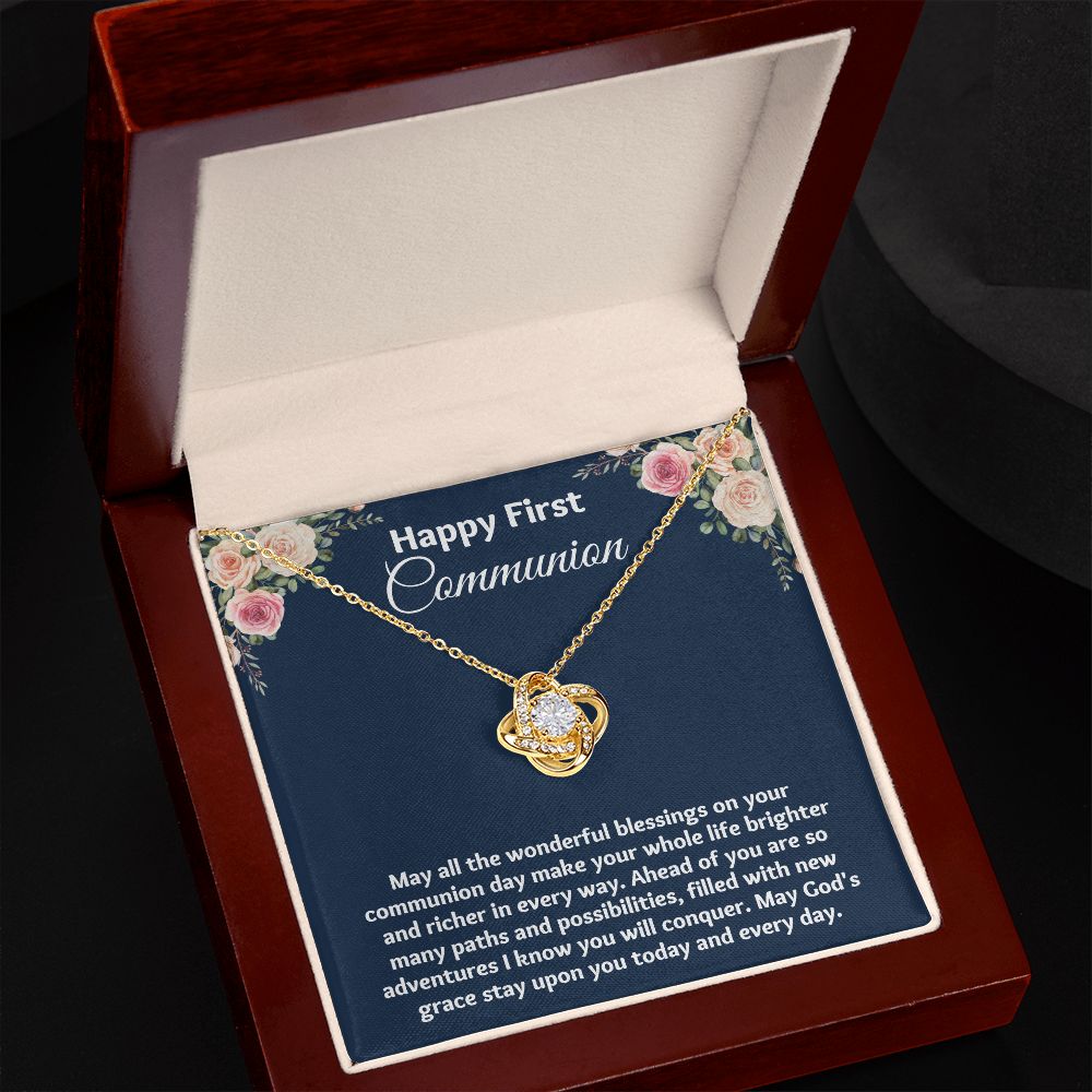 "Stylish and Meaningful 1st Communion Gifts for Girls Necklace"