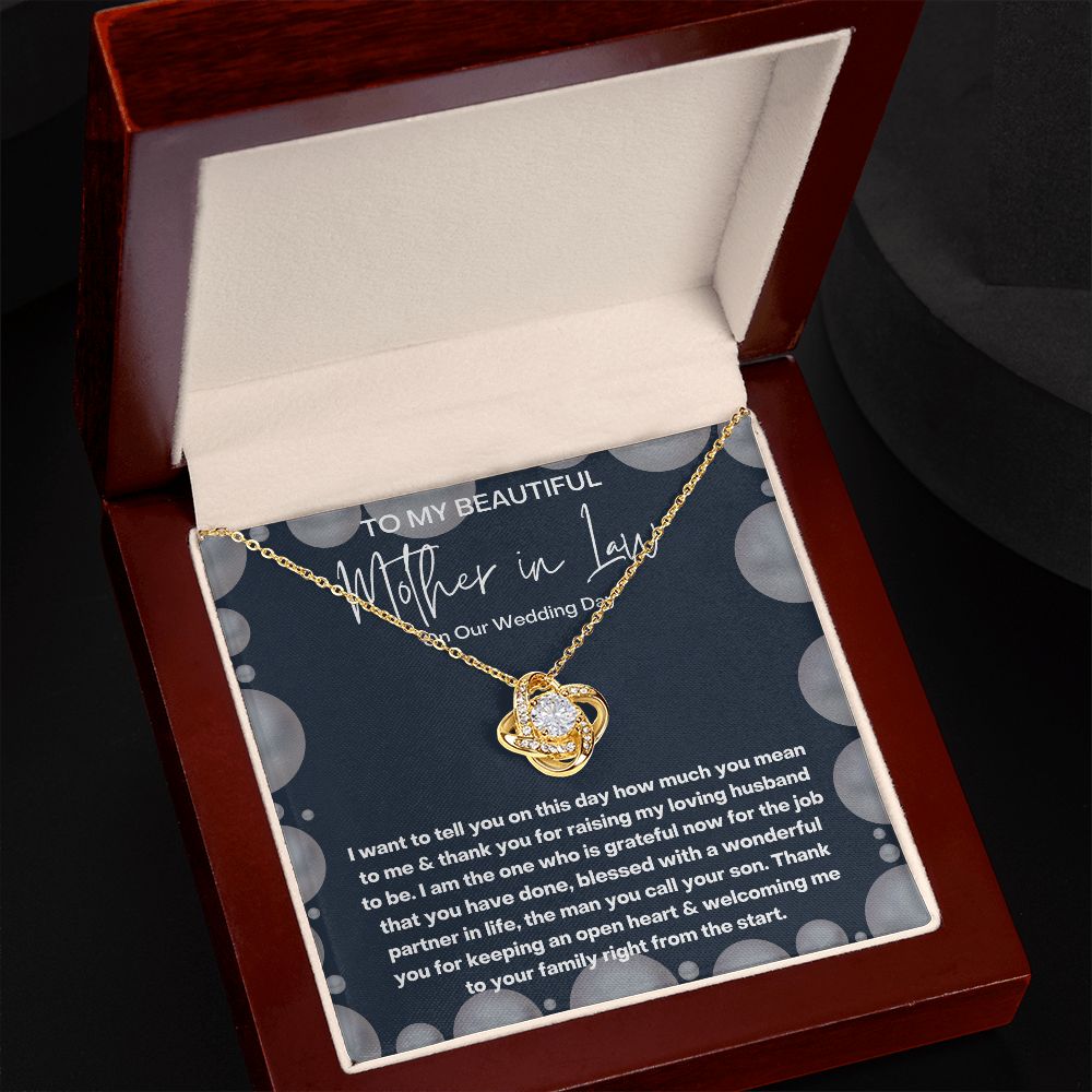 Personalized Message Card and Daughter-in-Law Necklace: A Heartwarming Christmas Gift for Mother-in-Law