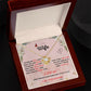 Forever and Always - To My Beautiful Wife with Love Knot Necklace and Romantic Message for Special Occasions 200206