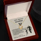 To My Daughter Savannah Necklace, Viking Jewelry For Daughter Birthday, Graduation, First Communion, Gift From Dad