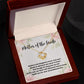 Mother of the Bride Necklace - A Beautiful Way to Express Your Gratitude - A Necklace with a Heartfelt Message Card