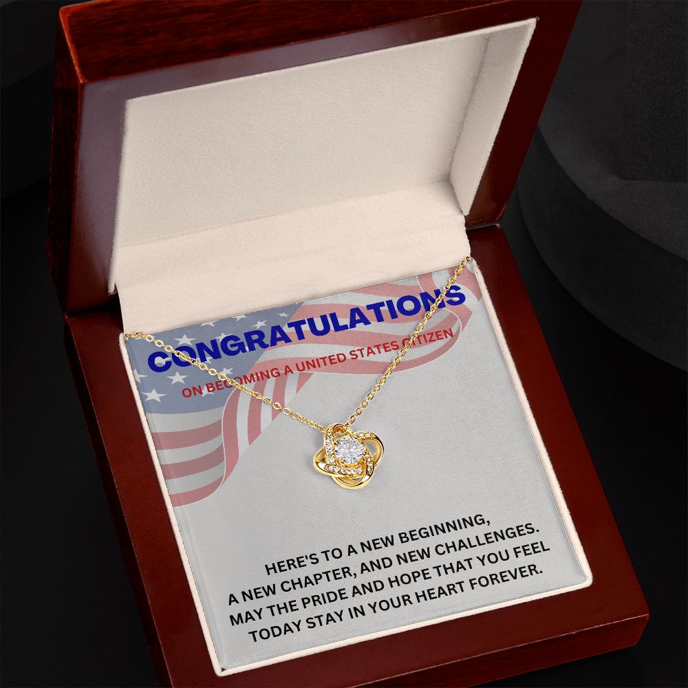Show Off Your American Pride with Our Stylish US Citizenship Gifts Necklace for Men