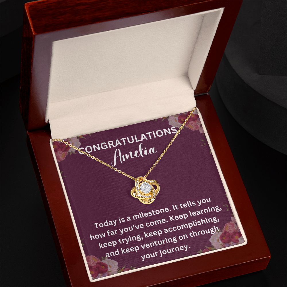 Class of 2023 Graduation Necklace for Best Friend - Personalized Pendant Gift Idea