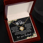 To My Wife Necklace Gift for Her on Anniversary, Birthday, Christmas, New Year & more