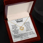 Personalized Necklace for Mom from Son – Thoughtful Gift with Message Card