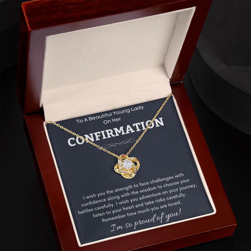 Celebrate the Confirmation with a Meaningful Gift, Confirmation Necklace Gift, Baptism Gift, Confirmation Necklace, Christian Necklace Gift, First Communion Gift, Goddaughter Gif SNJW23-280202