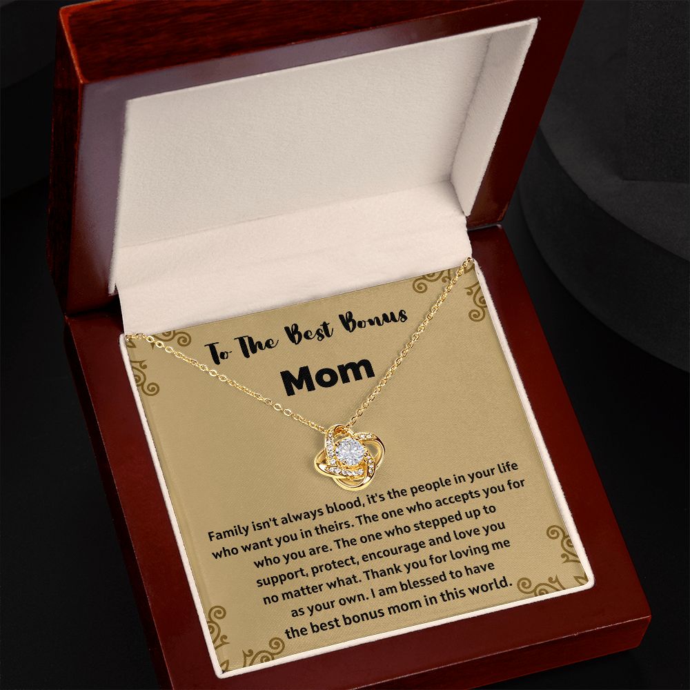 Special Bonus Mom Necklace - A Meaningful Present for Your Step-Mom to Express Your Love