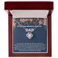 Loss of Dad Remembrance Necklace - Sympathy Gift for Grieving Loved Ones.