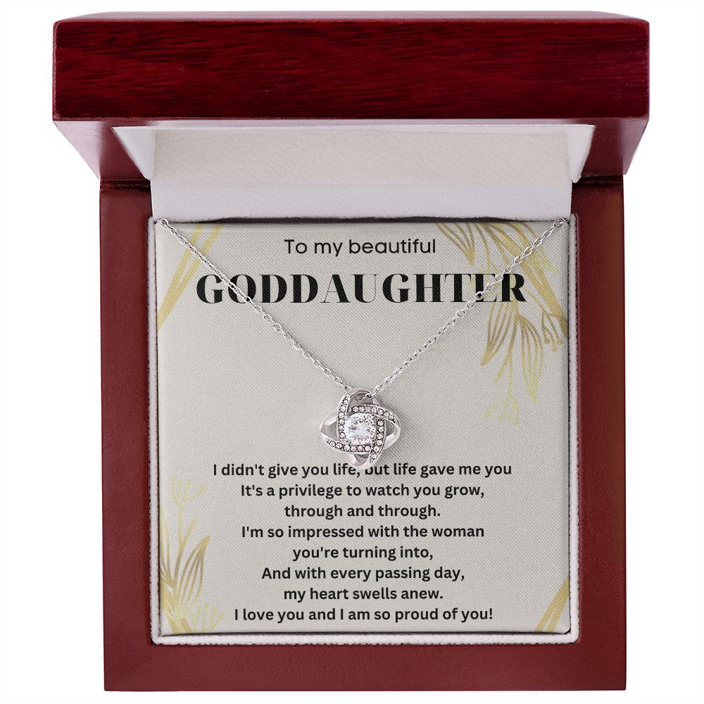 Heartwarming Goddaughter Gift from Godmother - Elegant Necklace for Your Precious God Daughter