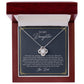 To My Beautiful Daughter Love Knot Necklace B0BLNCH24H