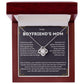 Eternal Love Boyfriend's Mom Necklace - A Gift of Endless Love and Appreciation  - A Thoughtful Gift of Gratitude and Love
