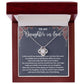 Daughter-in-Law Christmas Gift - Elegant Necklace with Personalized Card to Celebrate the Season