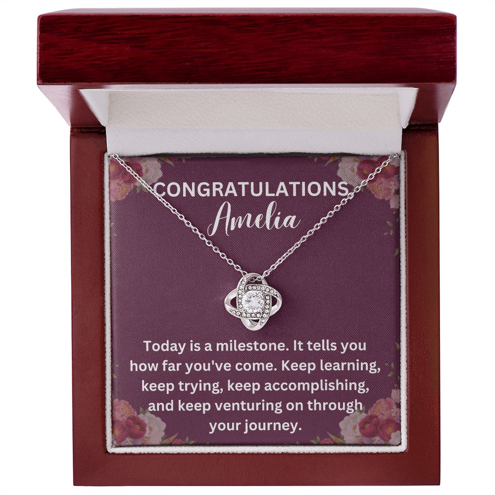 Class of 2023 Graduation Necklace for Best Friend - Personalized Pendant Gift Idea