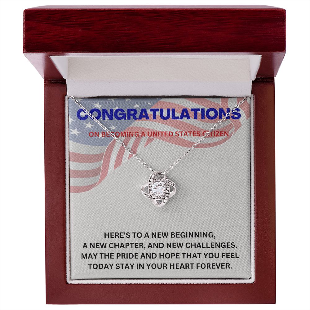 Show Off Your American Pride with Our Stylish US Citizenship Gifts Necklace for Men