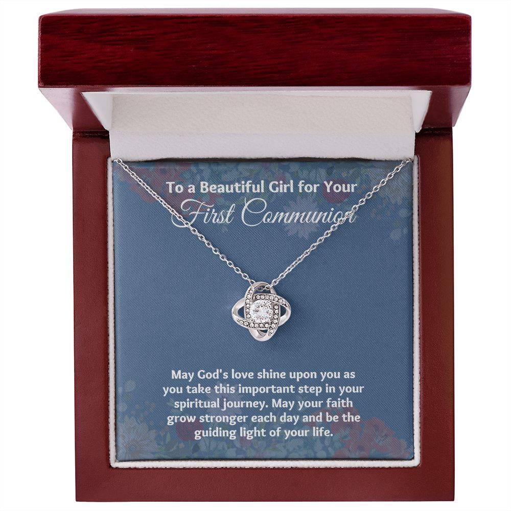 Cherish Your Daughter's First Communion with a Special Gift Necklace"