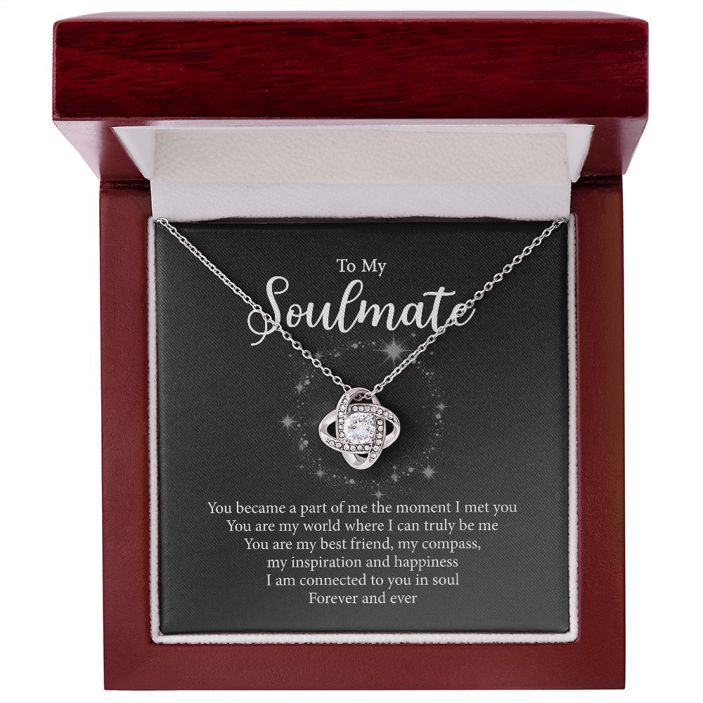 To My Soulmate Knot Necklace MT-O1GS-MDEV