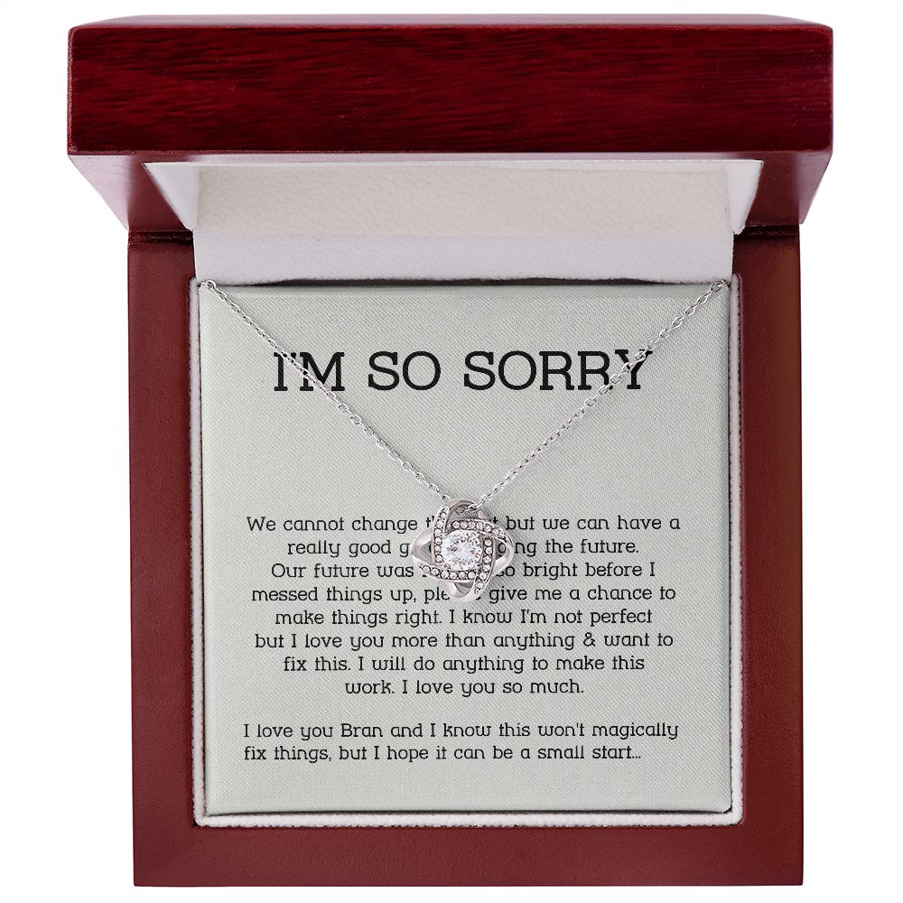 Apology Necklace For Her Brittney Waits
