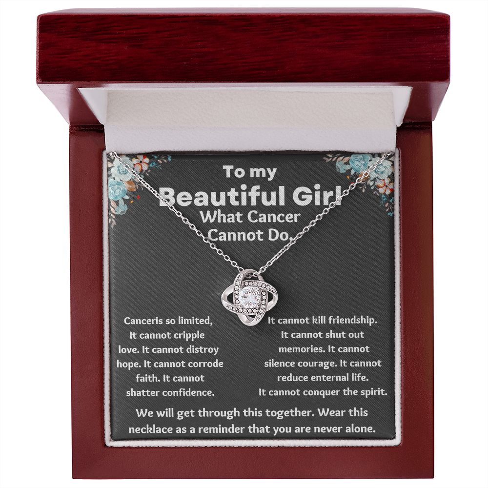 Cancer Gifts for Women: Inspirational Necklace for Chemo and Radiation Patients