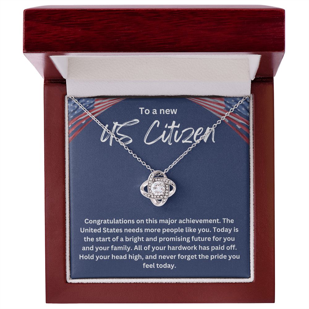 Make a Statement with Our American Citizenship Gifts Necklace - Meaning for Any Proud American