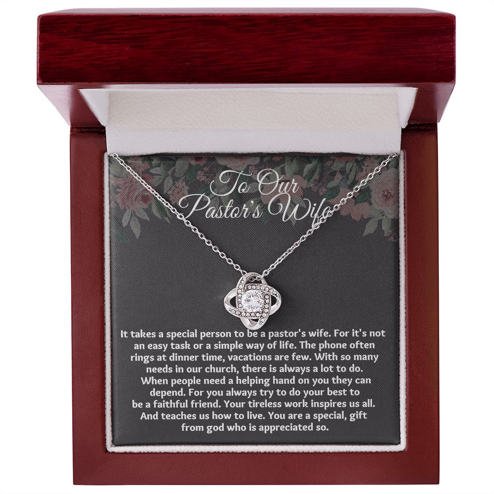 Pastor Wife Appreciation Necklace: Meaningful Gift for Christmas or Birthday"