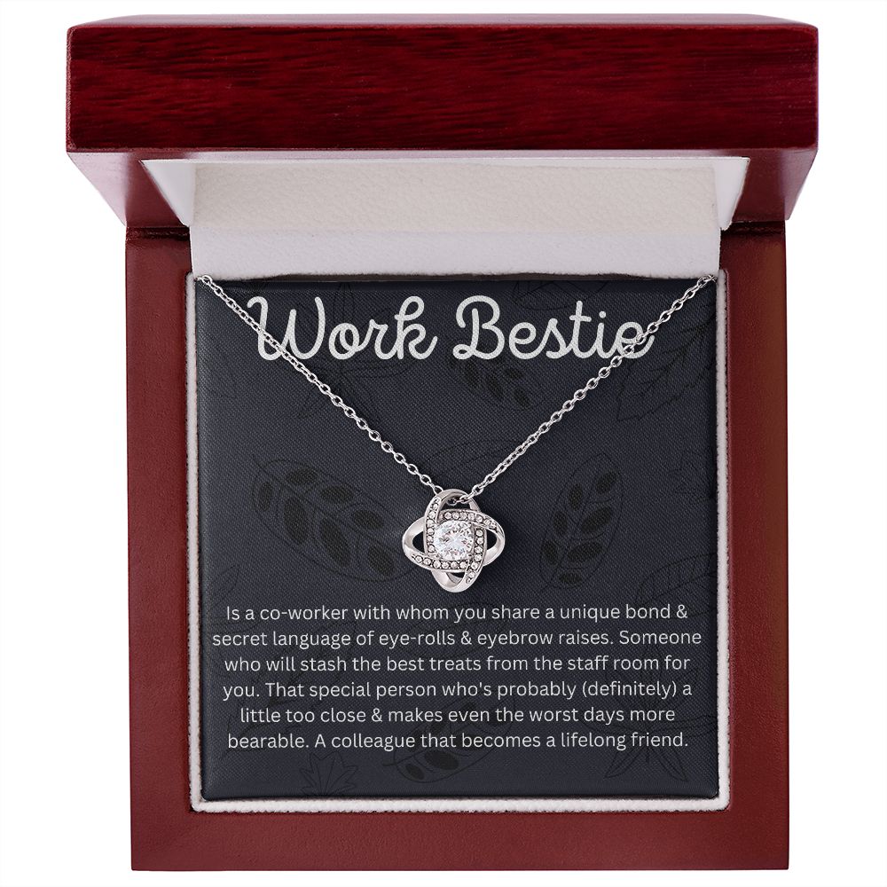 Elegant Coworker Leaving Gifts for Women - Timeless Necklace with Meaningful