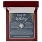 Girls' 13th Birthday Necklace with Custom Name and Message Card - Thoughtful Gift Idea