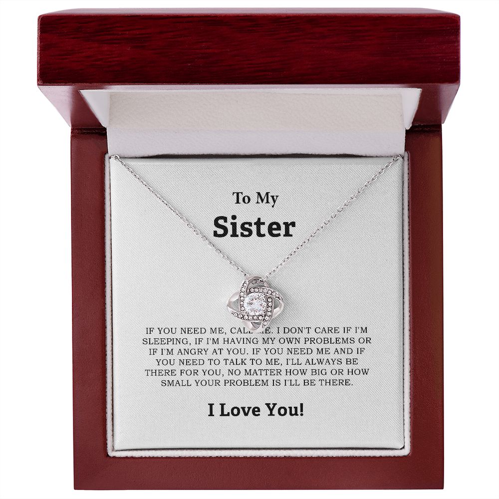 To My Sister Necklace, Present For Sister, Gift Ideas For Sister 10121 ttstore-1012-01x5 B0BPN7HVQ6