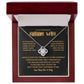 To My Beautiful Future Wife Necklace - A Heartfelt Gift That Will Make Her Heart Melt | Unique Message Card Included