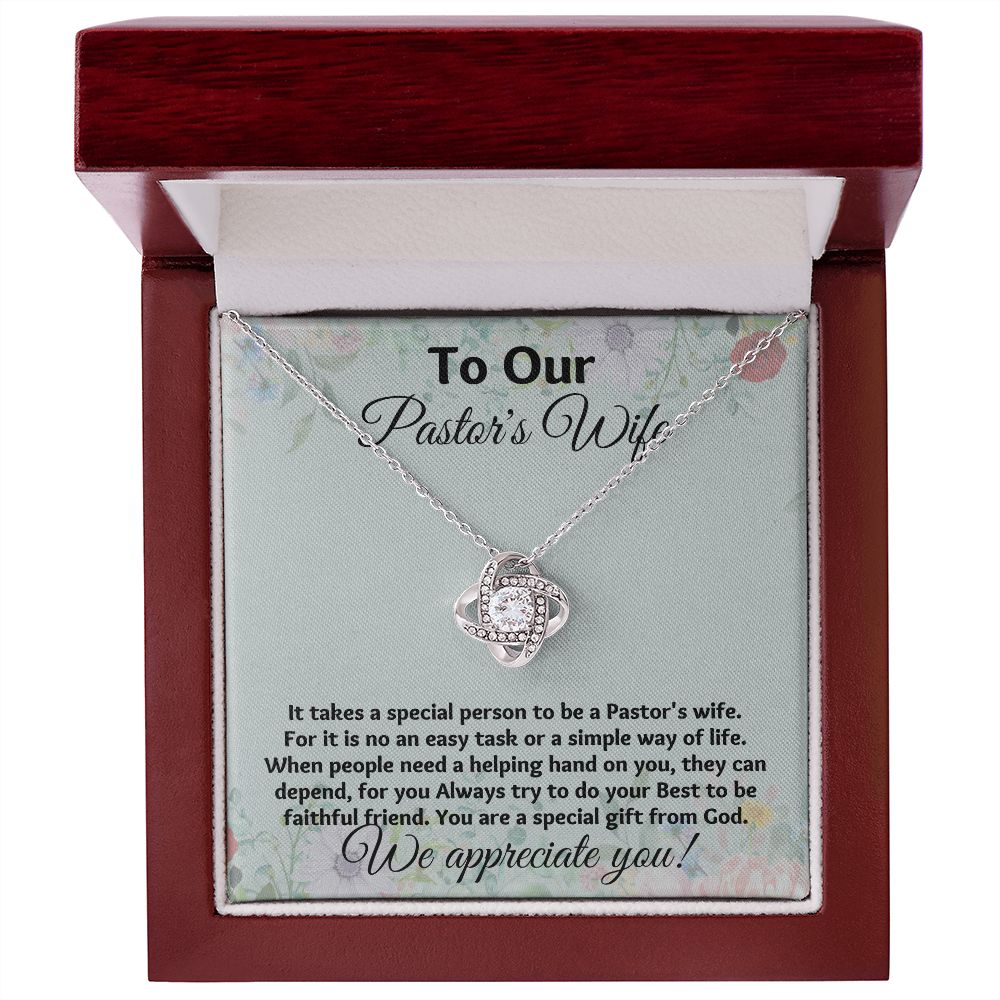 "Meaningful Christmas Gift for Pastor's Wife: Appreciation Necklace"