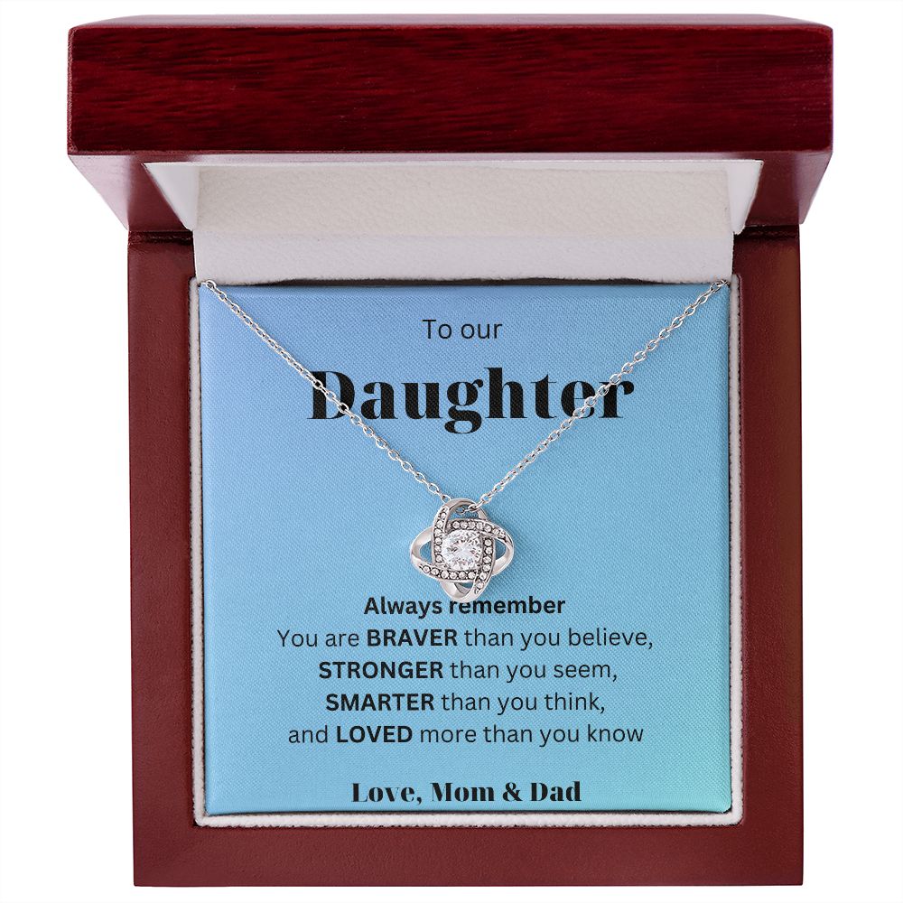 Father Daughter Necklace  - "Forever My Little Girl" Necklace - A Gift That Will Always Hold Meaning
