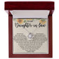 Elegant Daughter-in-Law Necklace - Meaningful gift for Mother-in-Law, Birthday, Christmas, or Any Occasion