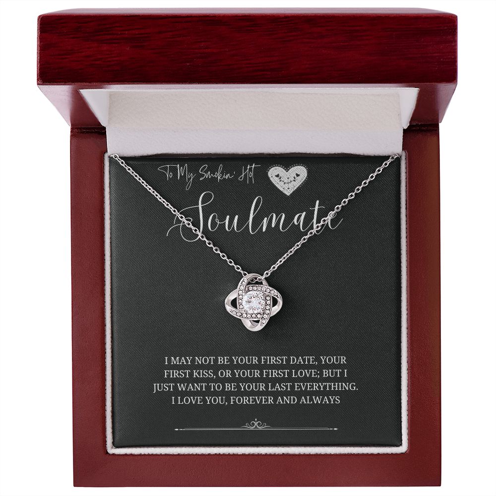 Soulmate Jewelry: A Beautiful Way to Celebrate Your Love Story, Soulmate Gift, Love Knot Necklace Gifts Hers, Gift For Love Of My Life SNJW23-270203