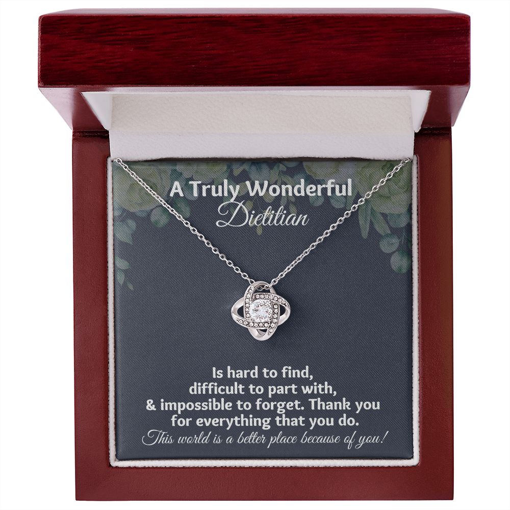 Surprise Your Beloved Dietician with a Unique Necklace on their Birthday"
