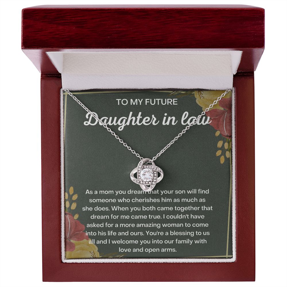 Stunning Daughter-in-Law Necklace - Mother-in-Law Gifts for Daughter-in-Law - Elegant Necklace for Any Occasion